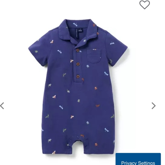 Navy Dragonfly Print Kids Button Down Shirt - Picture 4 of 6